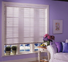 Fauxwood is one of the most popular window treatments. It looks like wood but is less expensive and is easy to care for. Not affected by moisture.